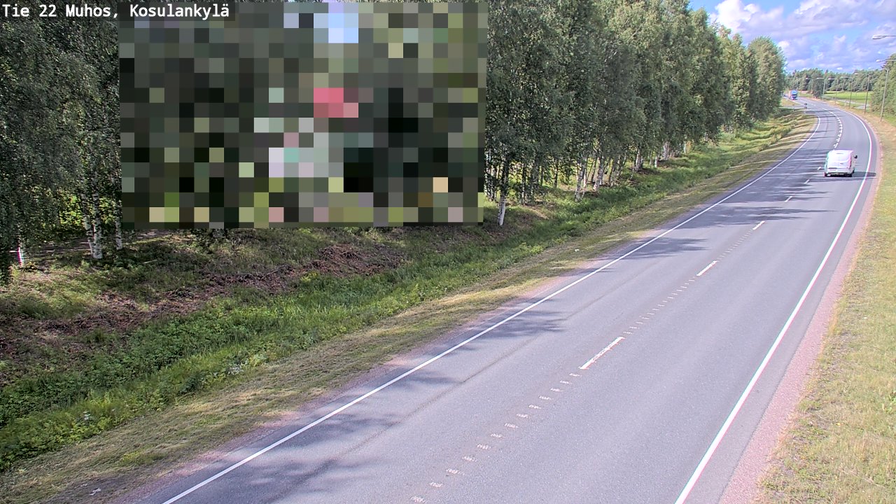 Kelikamerat Kuva Tie 22 Muhos, Kosulankylä, Muhos, Pohjois-Pohjanmaa
