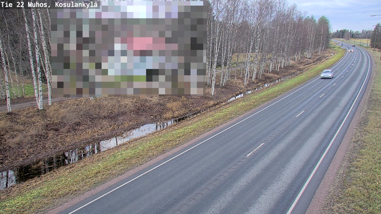 Kelikamerat Kuva Tie 22 Muhos, Kosulankylä, Muhos, Pohjois-Pohjanmaa