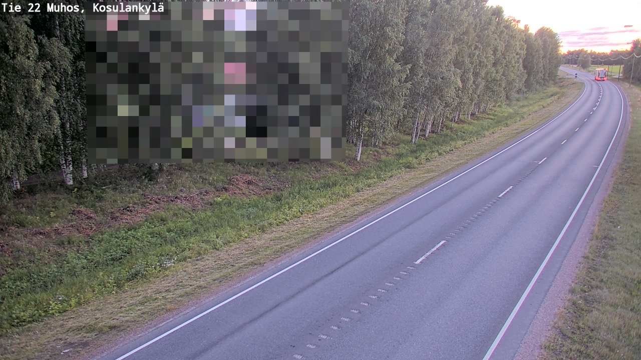 Kelikamerat Kuva Tie 22 Muhos, Kosulankylä, Muhos, Pohjois-Pohjanmaa