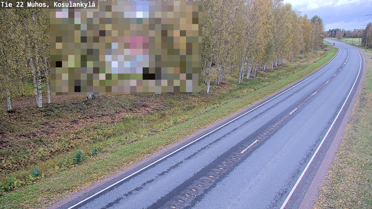 Kelikamerat Kuva Tie 22 Muhos, Kosulankylä, Muhos, Pohjois-Pohjanmaa