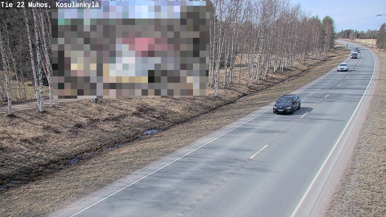 Kelikamerat Kuva Tie 22 Muhos, Kosulankylä, Muhos, Pohjois-Pohjanmaa