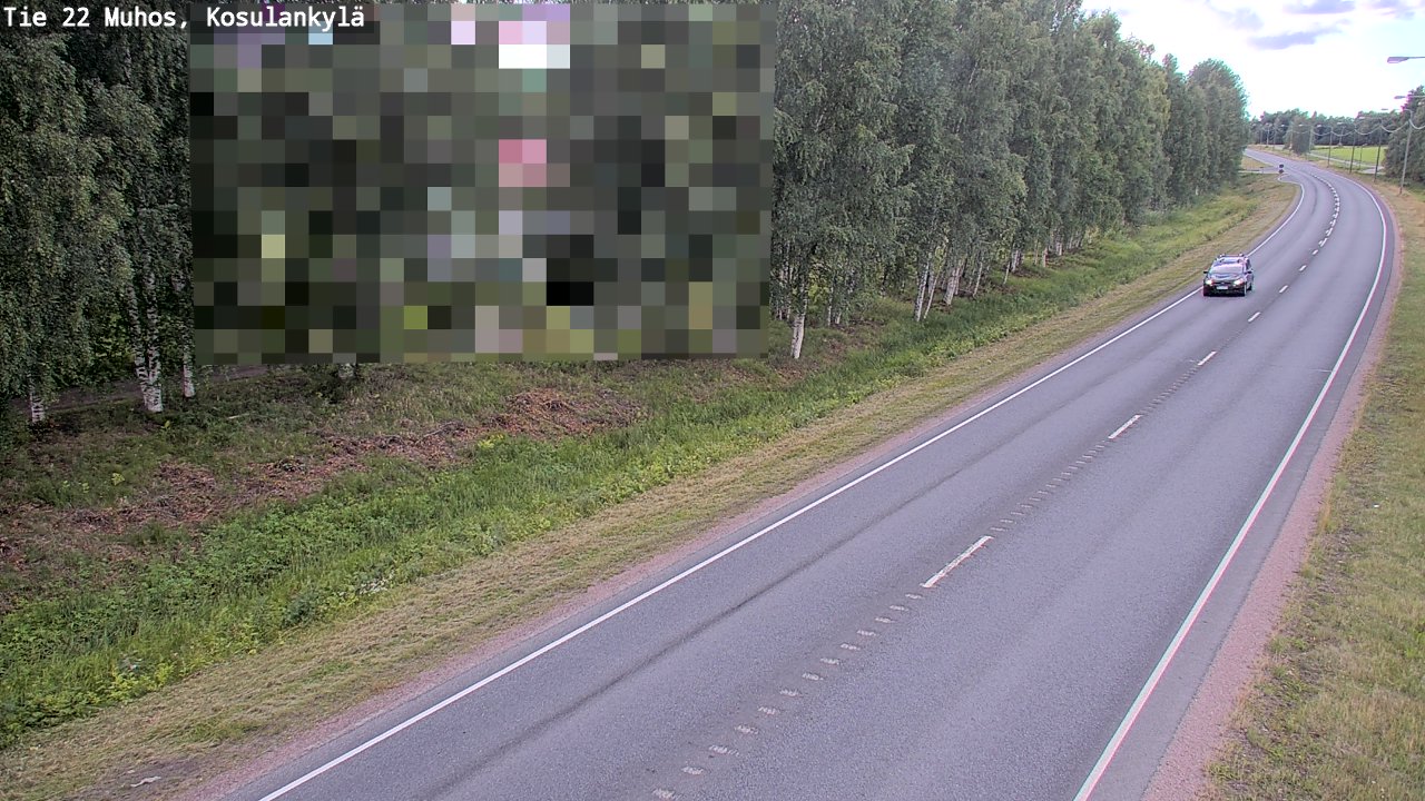 Kelikamerat Kuva Tie 22 Muhos, Kosulankylä, Muhos, Pohjois-Pohjanmaa