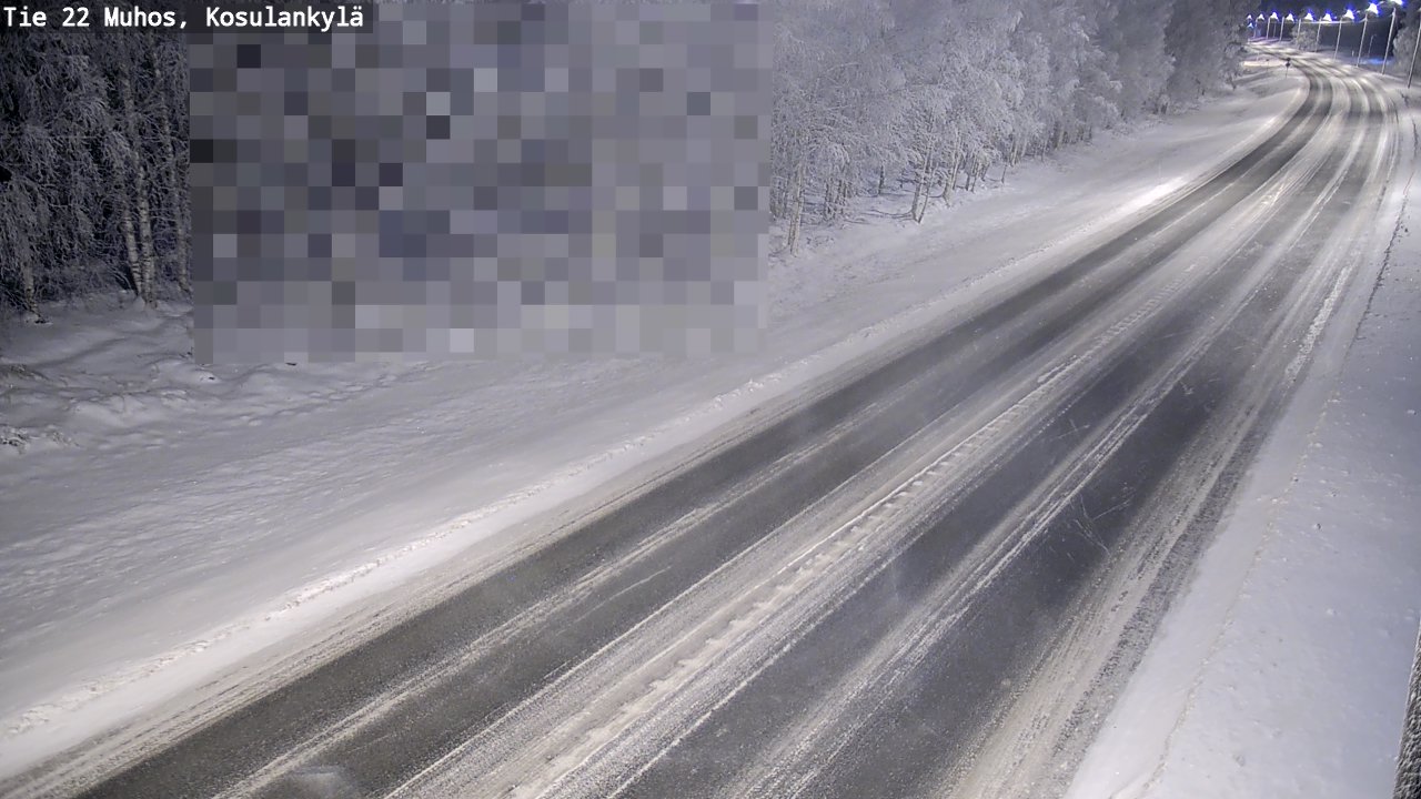 Kelikamerat Kuva Tie 22 Muhos, Kosulankylä, Muhos, Pohjois-Pohjanmaa