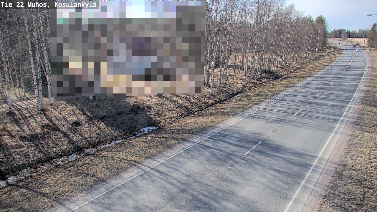 Kelikamerat Kuva Tie 22 Muhos, Kosulankylä, Muhos, Pohjois-Pohjanmaa