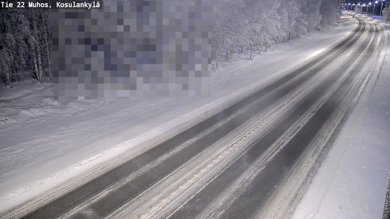 Kelikamerat Kuva Tie 22 Muhos, Kosulankylä, Muhos, Pohjois-Pohjanmaa