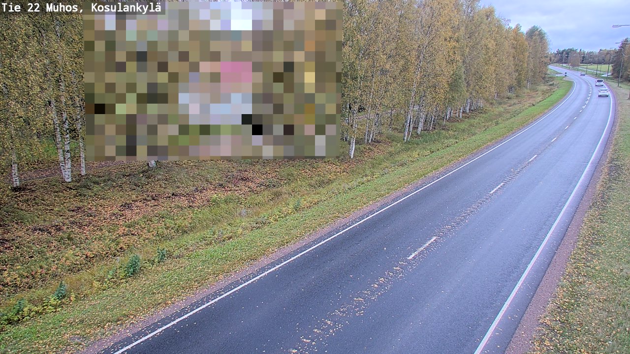 Kelikamerat Kuva Tie 22 Muhos, Kosulankylä, Muhos, Pohjois-Pohjanmaa