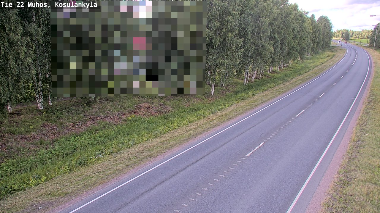 Kelikamerat Kuva Tie 22 Muhos, Kosulankylä, Muhos, Pohjois-Pohjanmaa