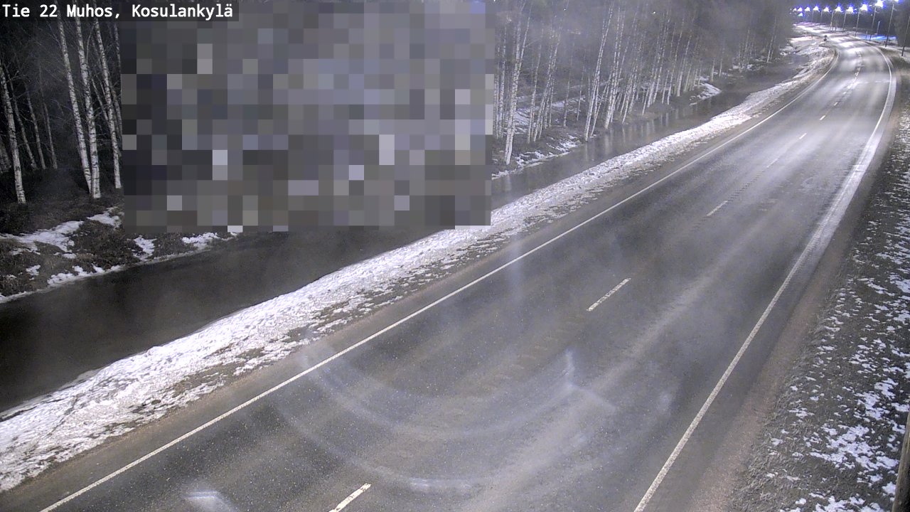 Kelikamerat Kuva Tie 22 Muhos, Kosulankylä, Muhos, Pohjois-Pohjanmaa