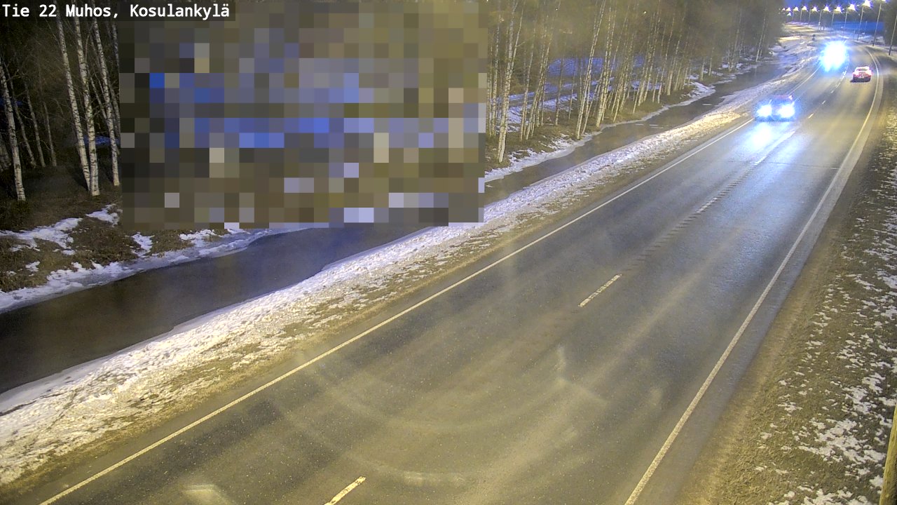 Kelikamerat Kuva Tie 22 Muhos, Kosulankylä, Muhos, Pohjois-Pohjanmaa