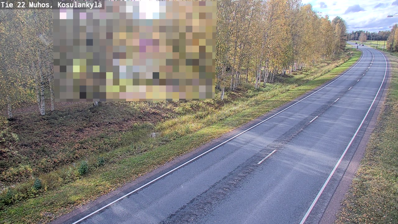 Kelikamerat Kuva Tie 22 Muhos, Kosulankylä, Muhos, Pohjois-Pohjanmaa