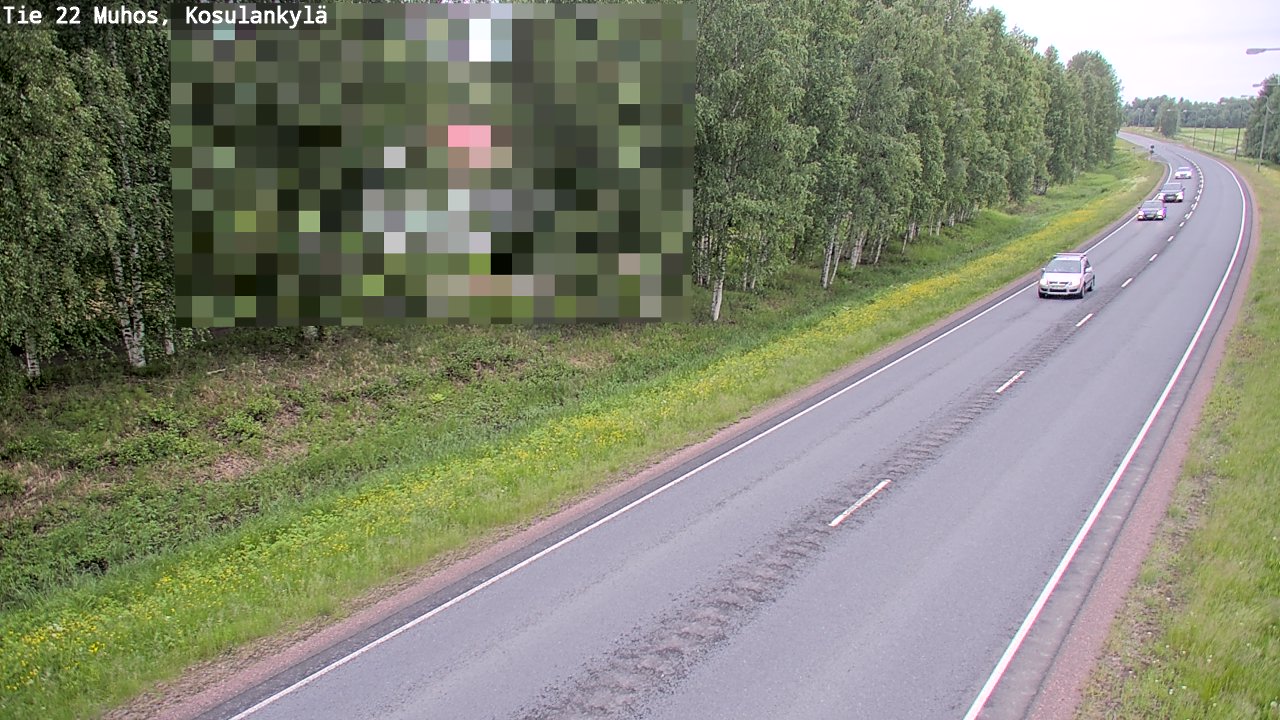 Kelikamerat Kuva Tie 22 Muhos, Kosulankylä, Muhos, Pohjois-Pohjanmaa