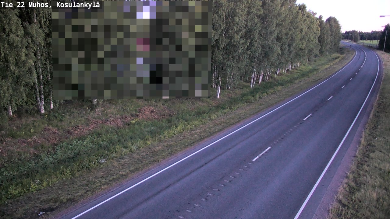 Kelikamerat Kuva Tie 22 Muhos, Kosulankylä, Muhos, Pohjois-Pohjanmaa