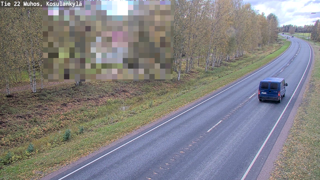 Kelikamerat Kuva Tie 22 Muhos, Kosulankylä, Muhos, Pohjois-Pohjanmaa