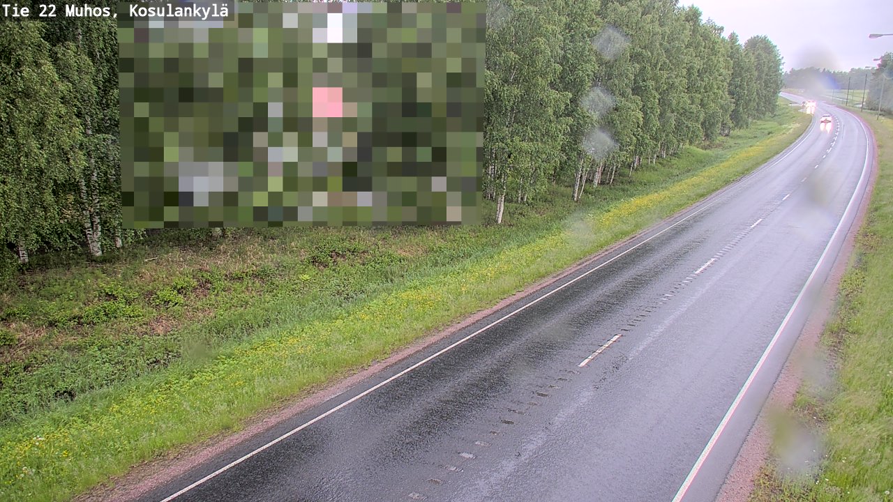 Kelikamerat Kuva Tie 22 Muhos, Kosulankylä, Muhos, Pohjois-Pohjanmaa