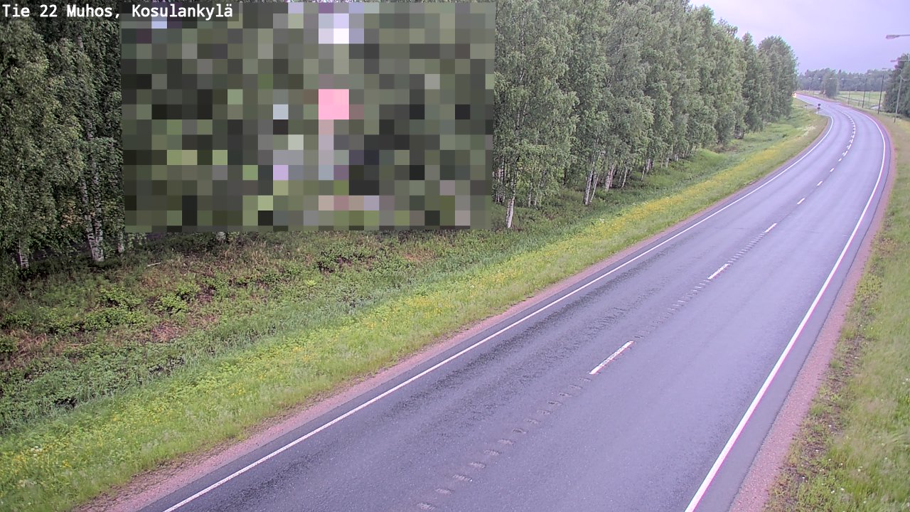 Kelikamerat Kuva Tie 22 Muhos, Kosulankylä, Muhos, Pohjois-Pohjanmaa