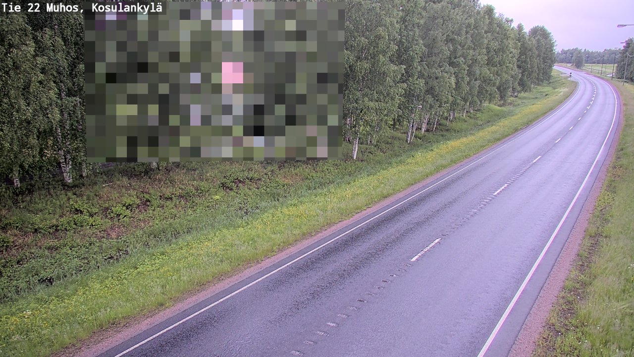 Kelikamerat Kuva Tie 22 Muhos, Kosulankylä, Muhos, Pohjois-Pohjanmaa