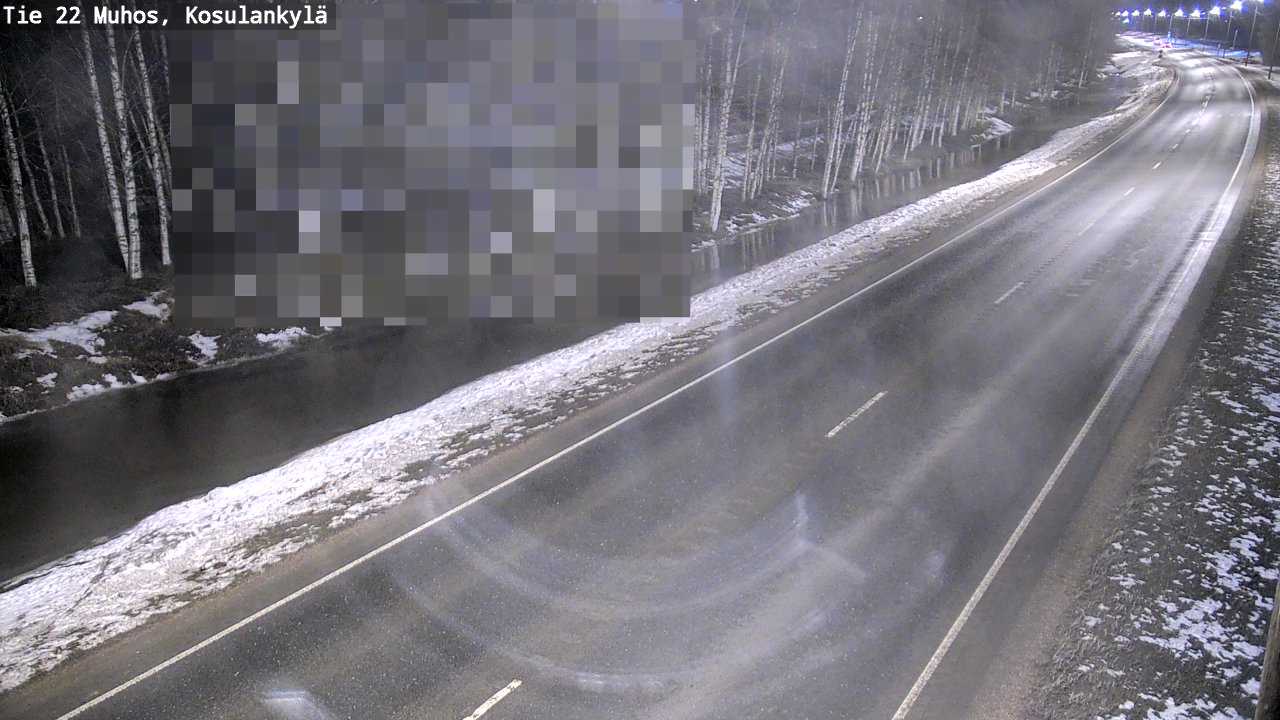 Kelikamerat Kuva Tie 22 Muhos, Kosulankylä, Muhos, Pohjois-Pohjanmaa