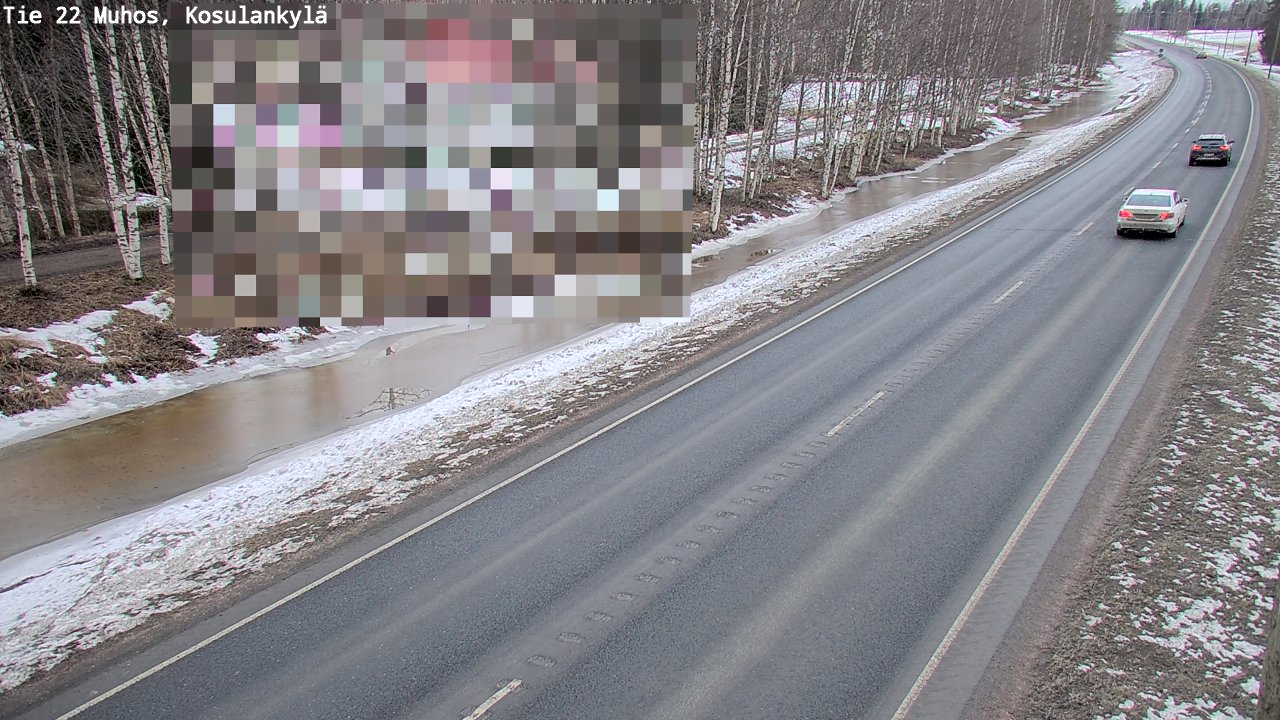 Kelikamerat Kuva Tie 22 Muhos, Kosulankylä, Muhos, Pohjois-Pohjanmaa