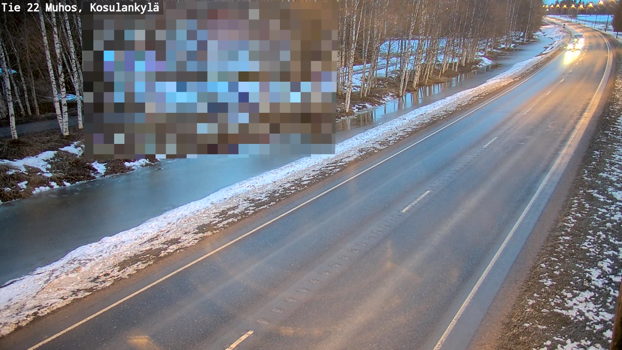 Kelikamerat Kuva Tie 22 Muhos, Kosulankylä, Muhos, Pohjois-Pohjanmaa