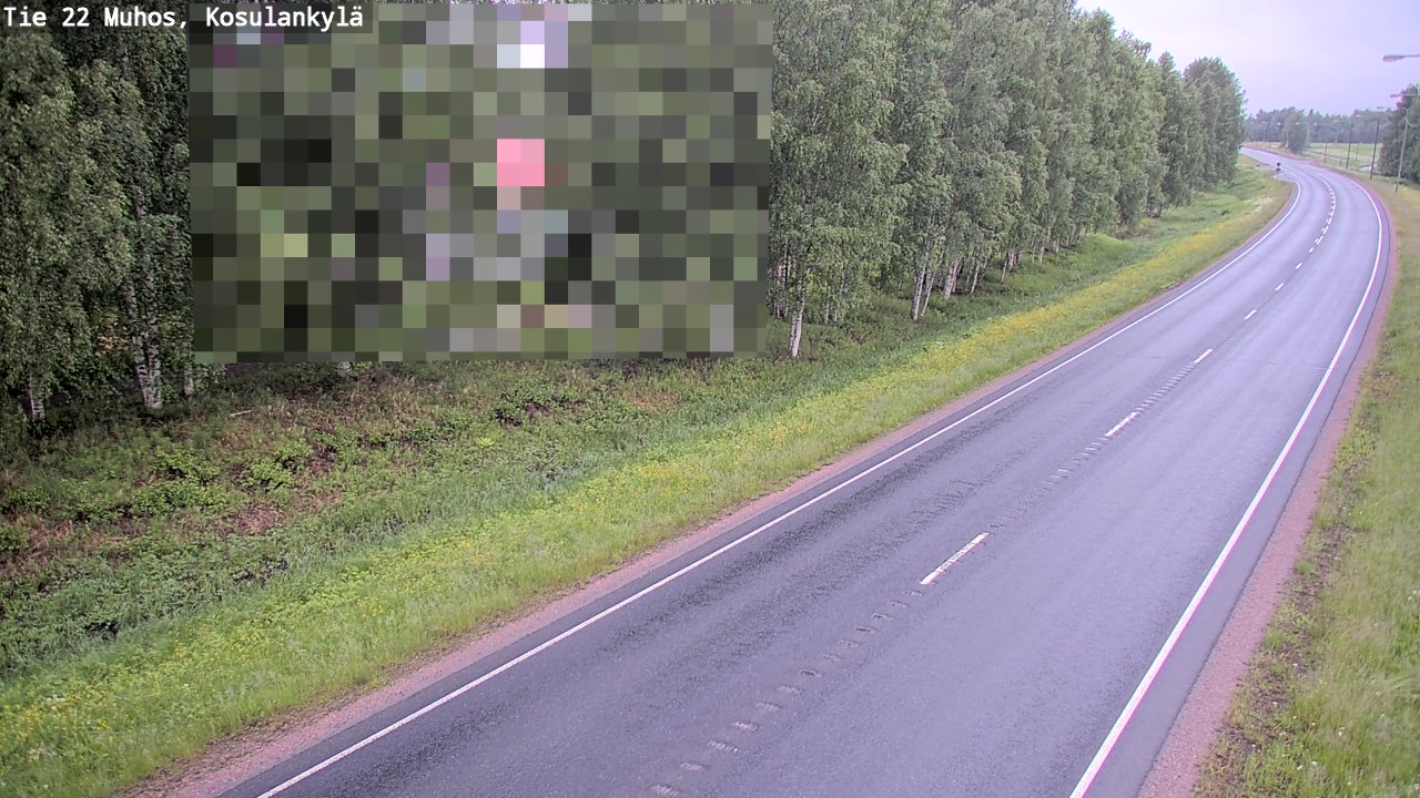 Kelikamerat Kuva Tie 22 Muhos, Kosulankylä, Muhos, Pohjois-Pohjanmaa