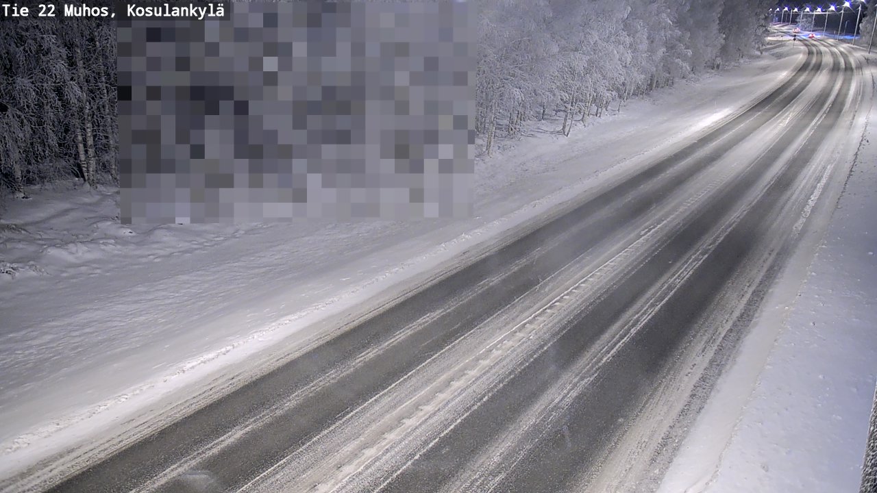 Kelikamerat Kuva Tie 22 Muhos, Kosulankylä, Muhos, Pohjois-Pohjanmaa