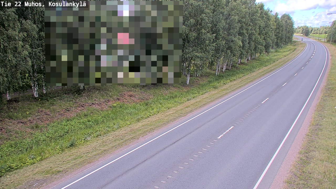 Kelikamerat Kuva Tie 22 Muhos, Kosulankylä, Muhos, Pohjois-Pohjanmaa