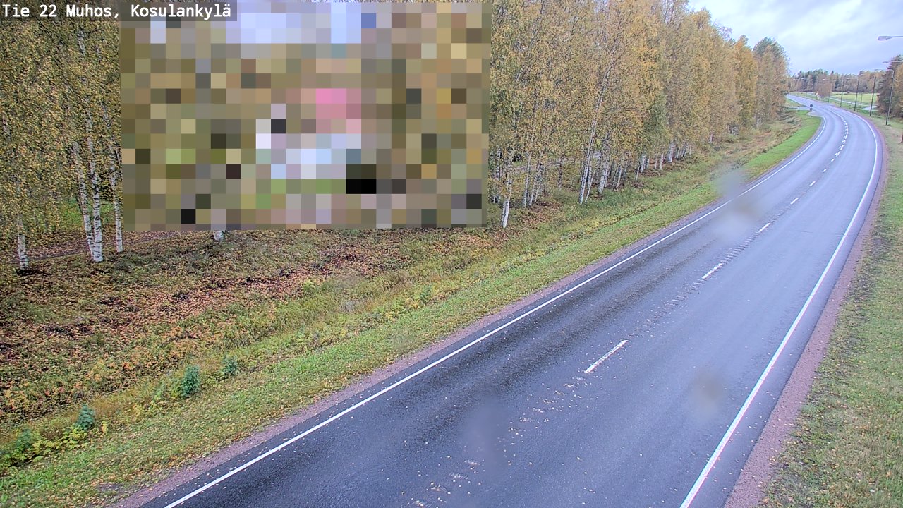 Kelikamerat Kuva Tie 22 Muhos, Kosulankylä, Muhos, Pohjois-Pohjanmaa