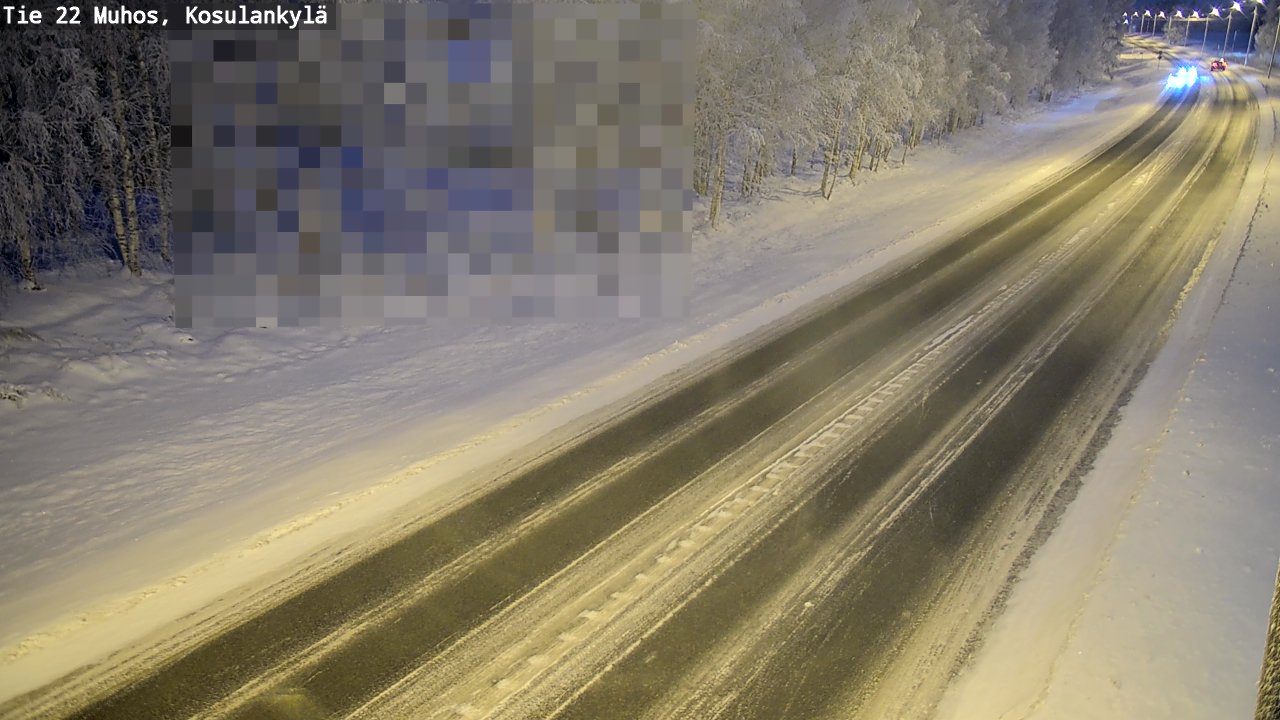 Kelikamerat Kuva Tie 22 Muhos, Kosulankylä, Muhos, Pohjois-Pohjanmaa