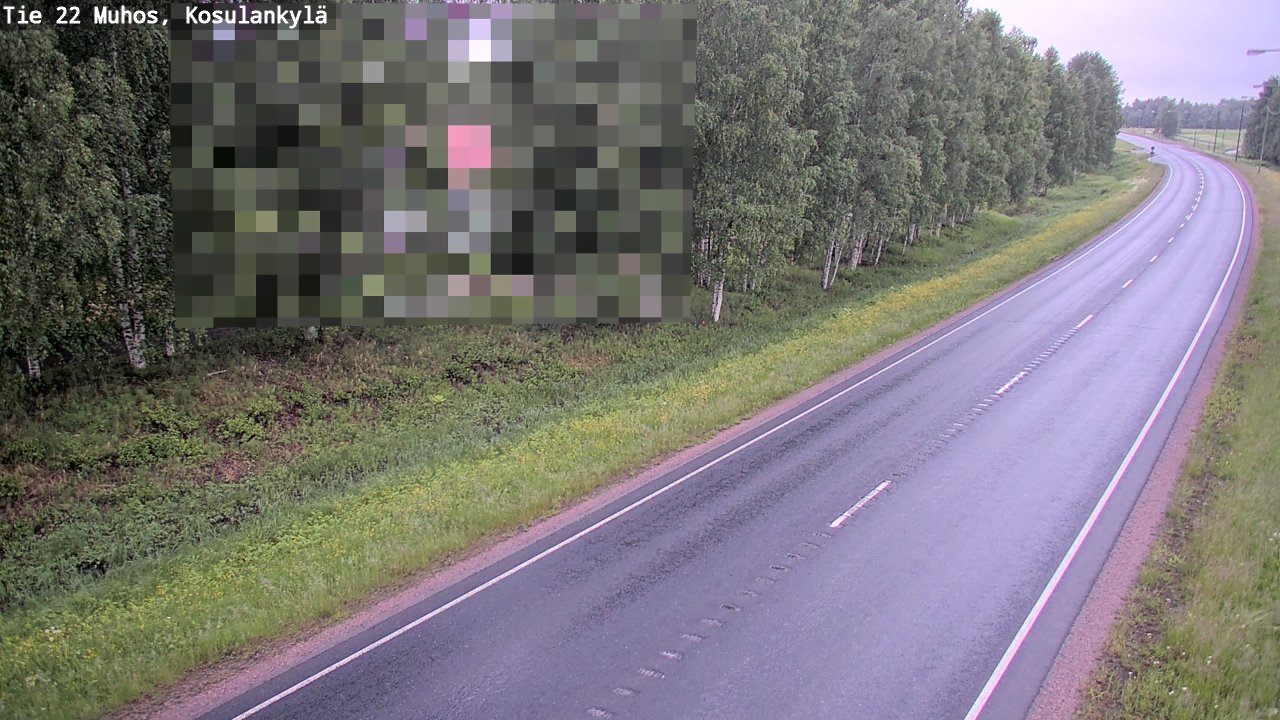 Kelikamerat Kuva Tie 22 Muhos, Kosulankylä, Muhos, Pohjois-Pohjanmaa