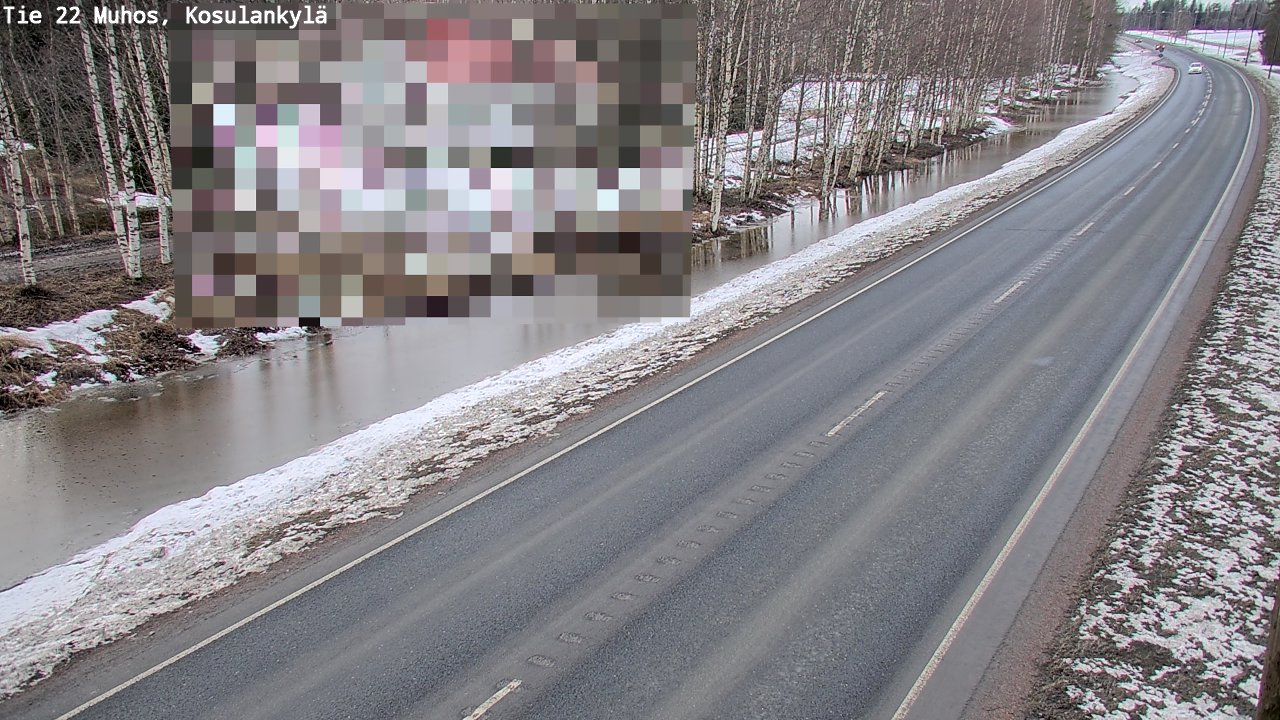 Kelikamerat Kuva Tie 22 Muhos, Kosulankylä, Muhos, Pohjois-Pohjanmaa