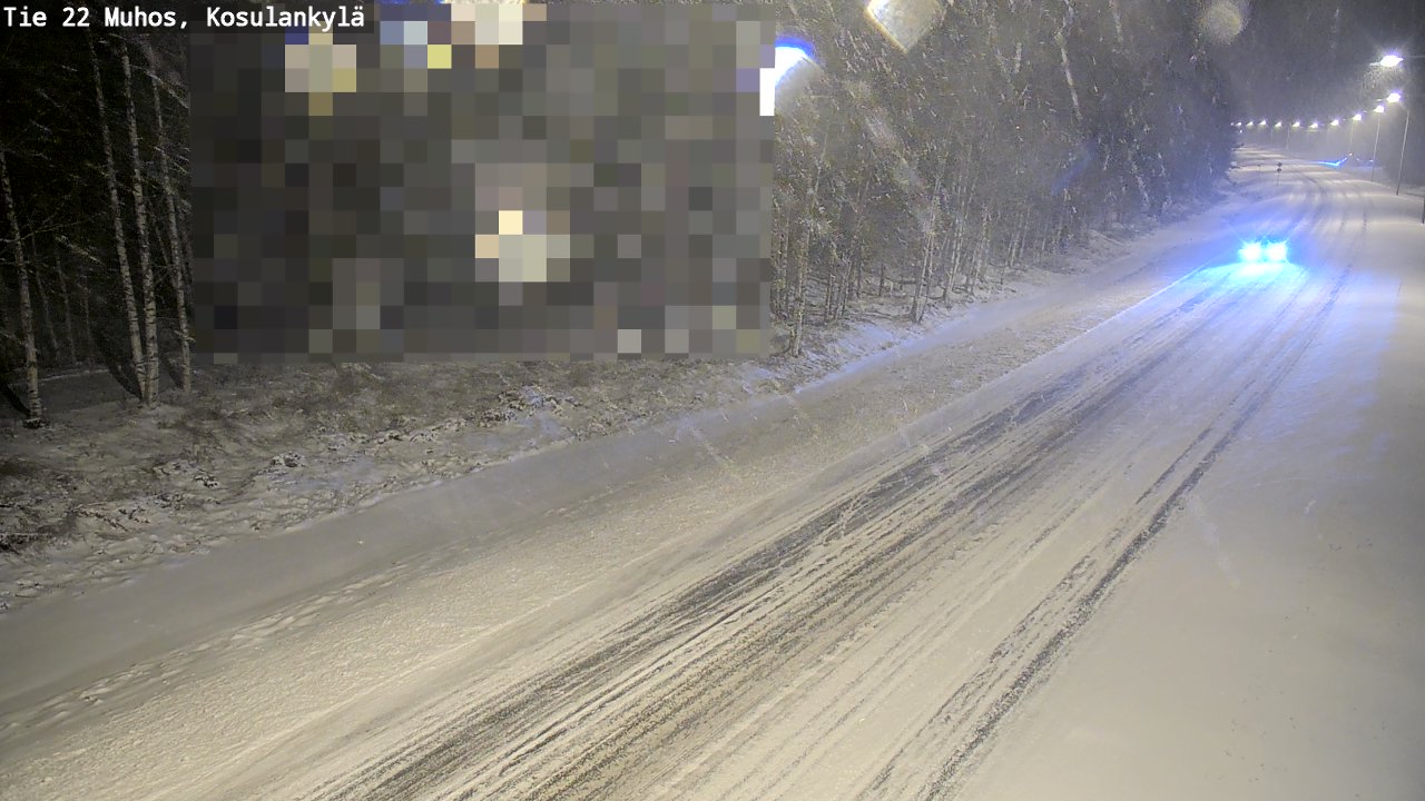 Kelikamerat Kuva Tie 22 Muhos, Kosulankylä, Muhos, Pohjois-Pohjanmaa