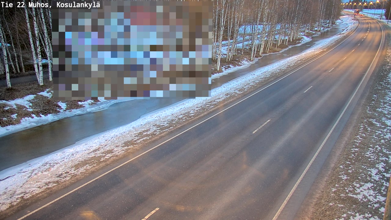 Kelikamerat Kuva Tie 22 Muhos, Kosulankylä, Muhos, Pohjois-Pohjanmaa