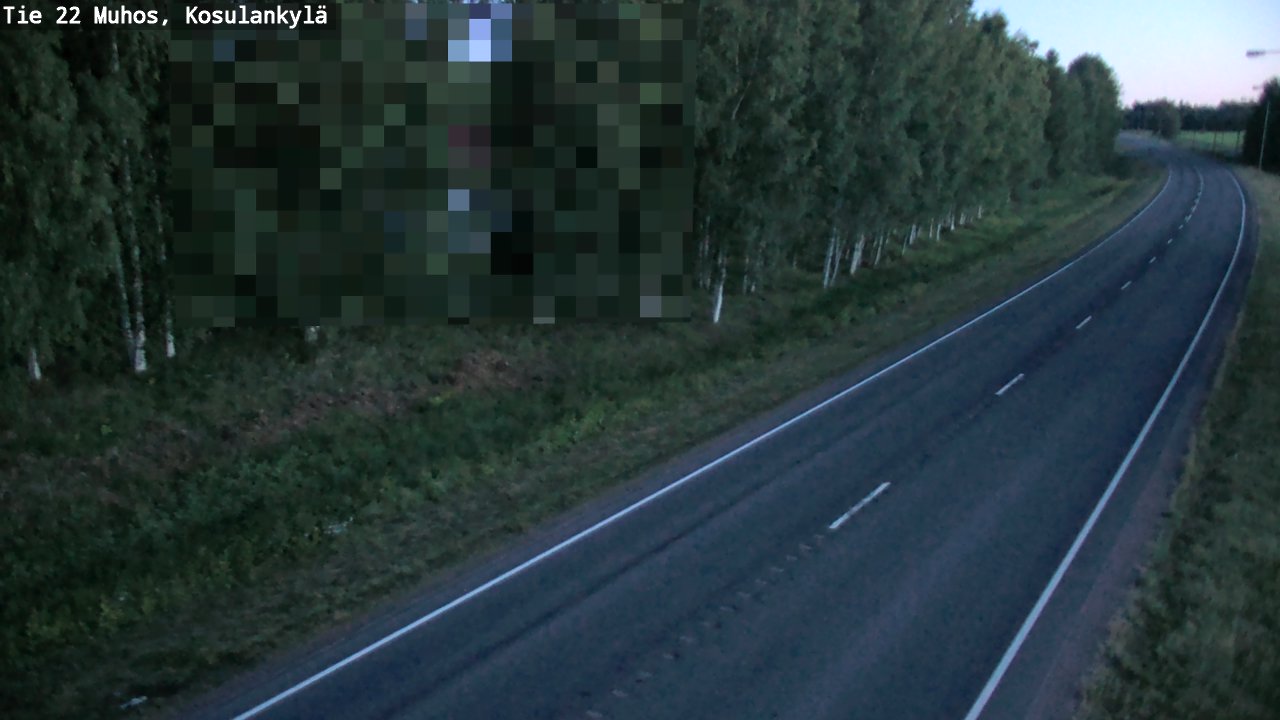 Kelikamerat Kuva Tie 22 Muhos, Kosulankylä, Muhos, Pohjois-Pohjanmaa