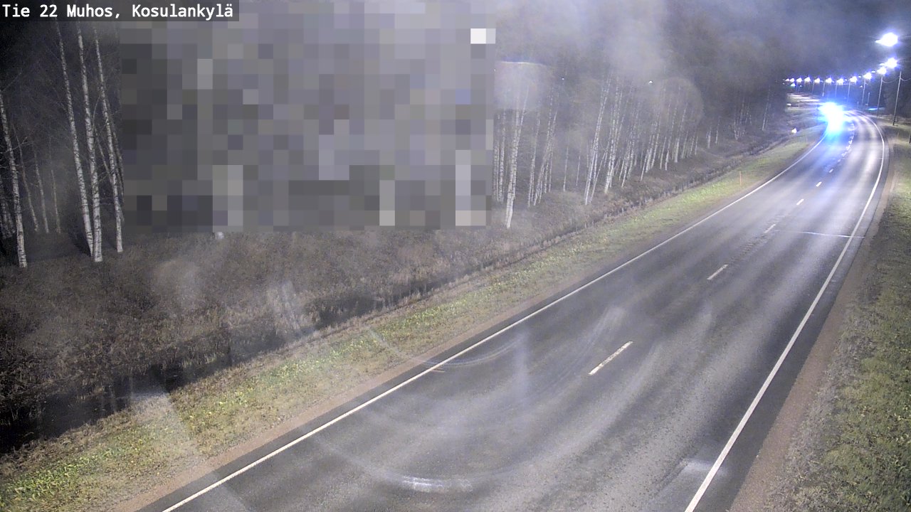 Kelikamerat Kuva Tie 22 Muhos, Kosulankylä, Muhos, Pohjois-Pohjanmaa