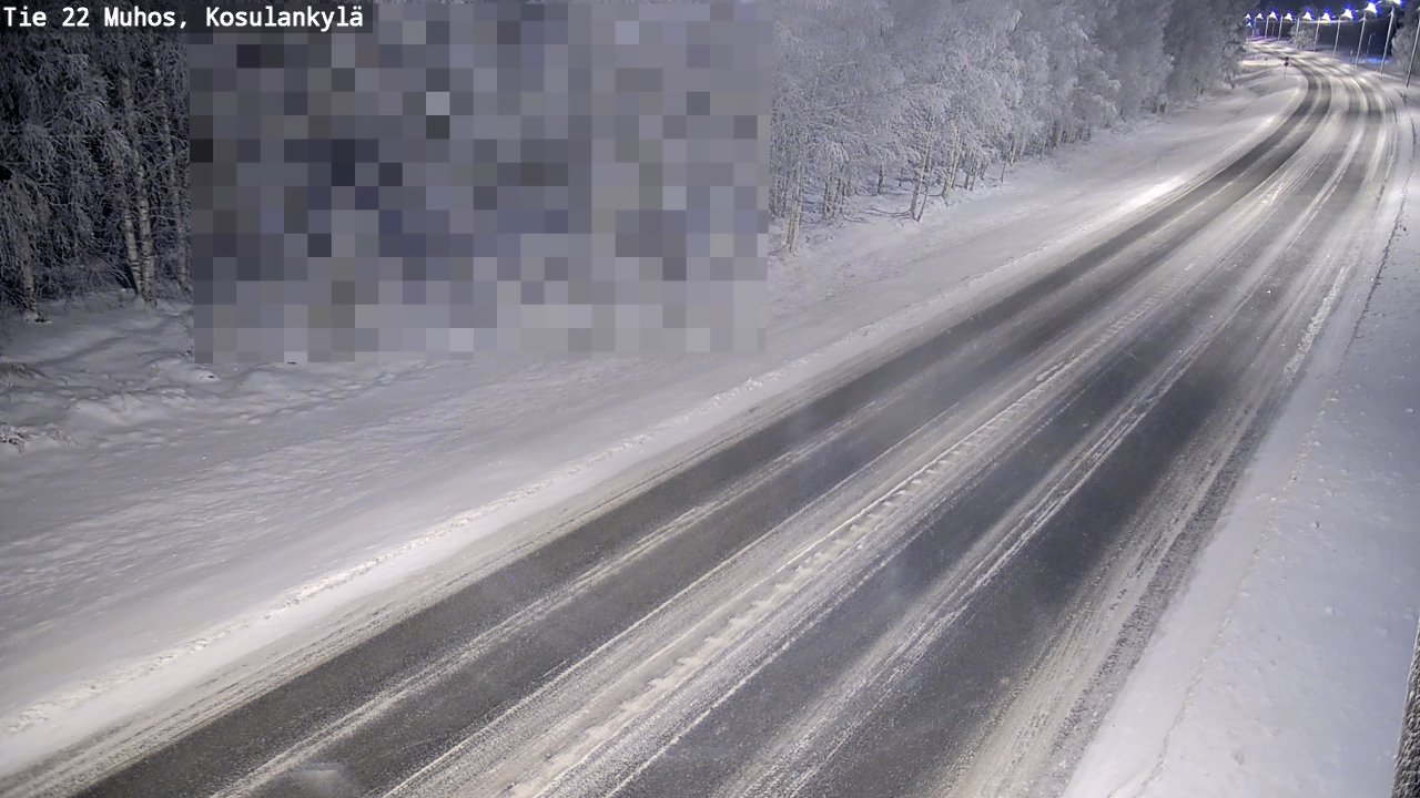 Kelikamerat Kuva Tie 22 Muhos, Kosulankylä, Muhos, Pohjois-Pohjanmaa