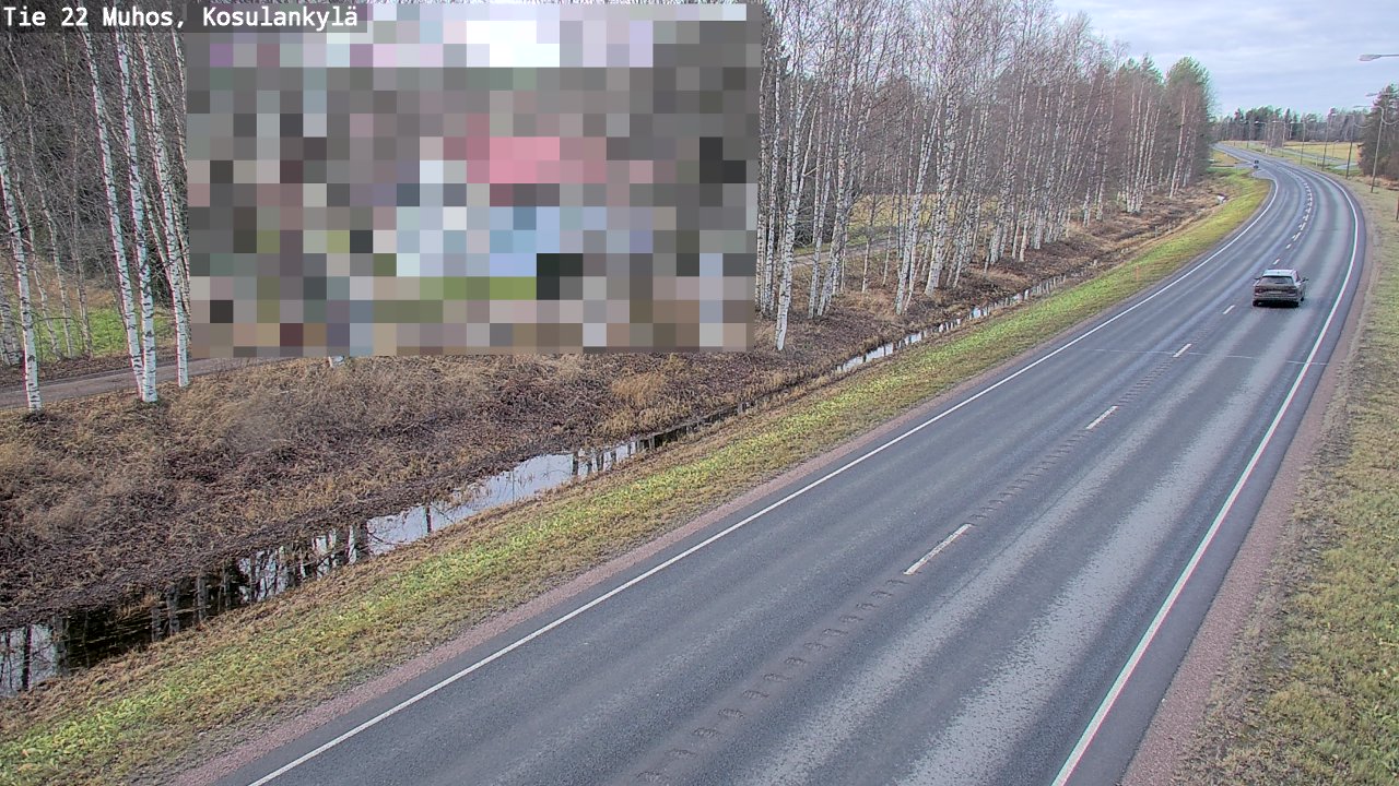 Kelikamerat Kuva Tie 22 Muhos, Kosulankylä, Muhos, Pohjois-Pohjanmaa