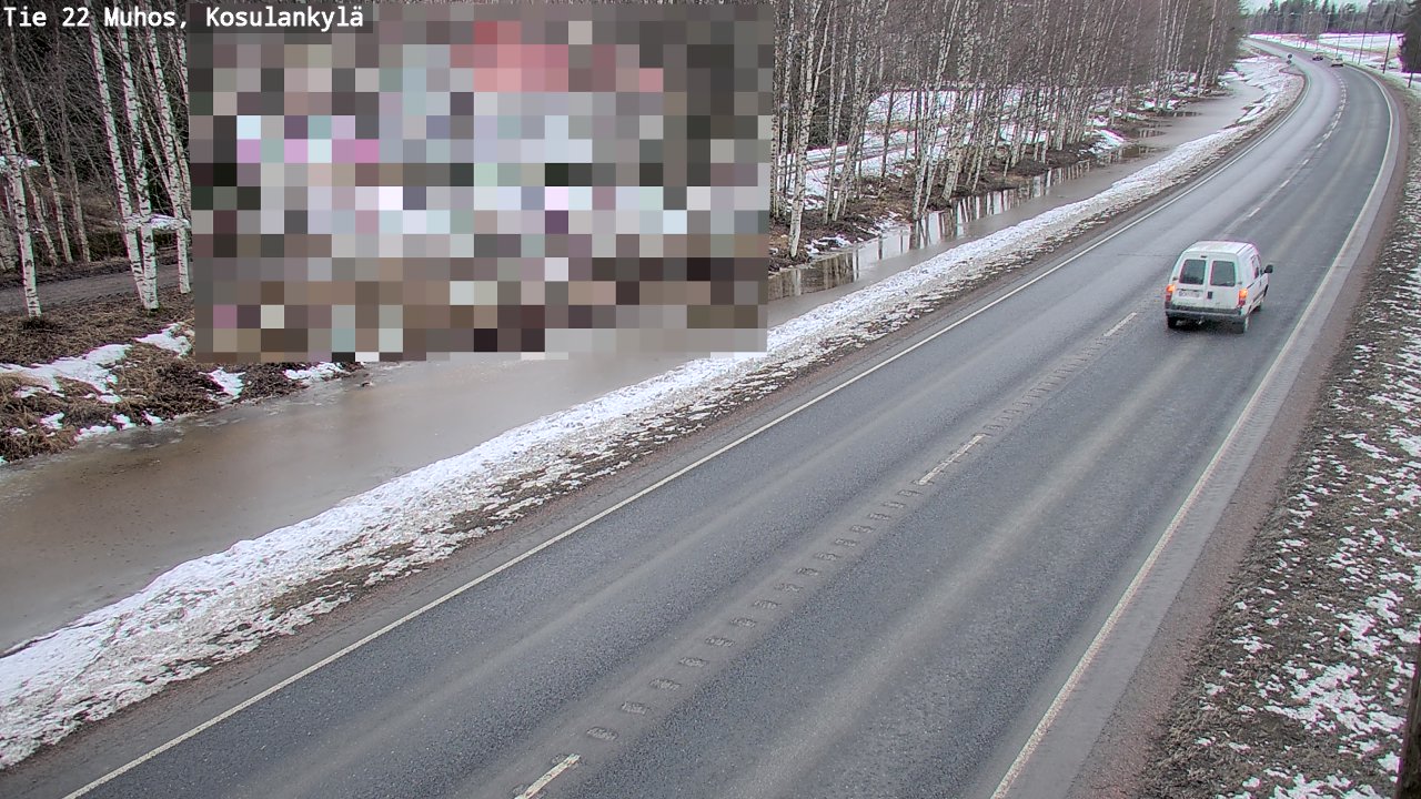 Kelikamerat Kuva Tie 22 Muhos, Kosulankylä, Muhos, Pohjois-Pohjanmaa