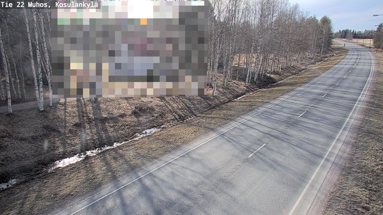 Kelikamerat Kuva Tie 22 Muhos, Kosulankylä, Muhos, Pohjois-Pohjanmaa