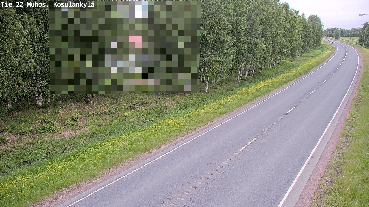 Kelikamerat Kuva Tie 22 Muhos, Kosulankylä, Muhos, Pohjois-Pohjanmaa