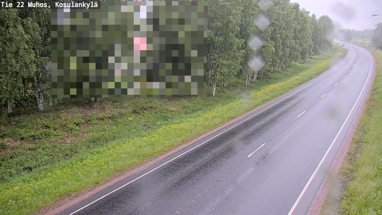 Kelikamerat Kuva Tie 22 Muhos, Kosulankylä, Muhos, Pohjois-Pohjanmaa