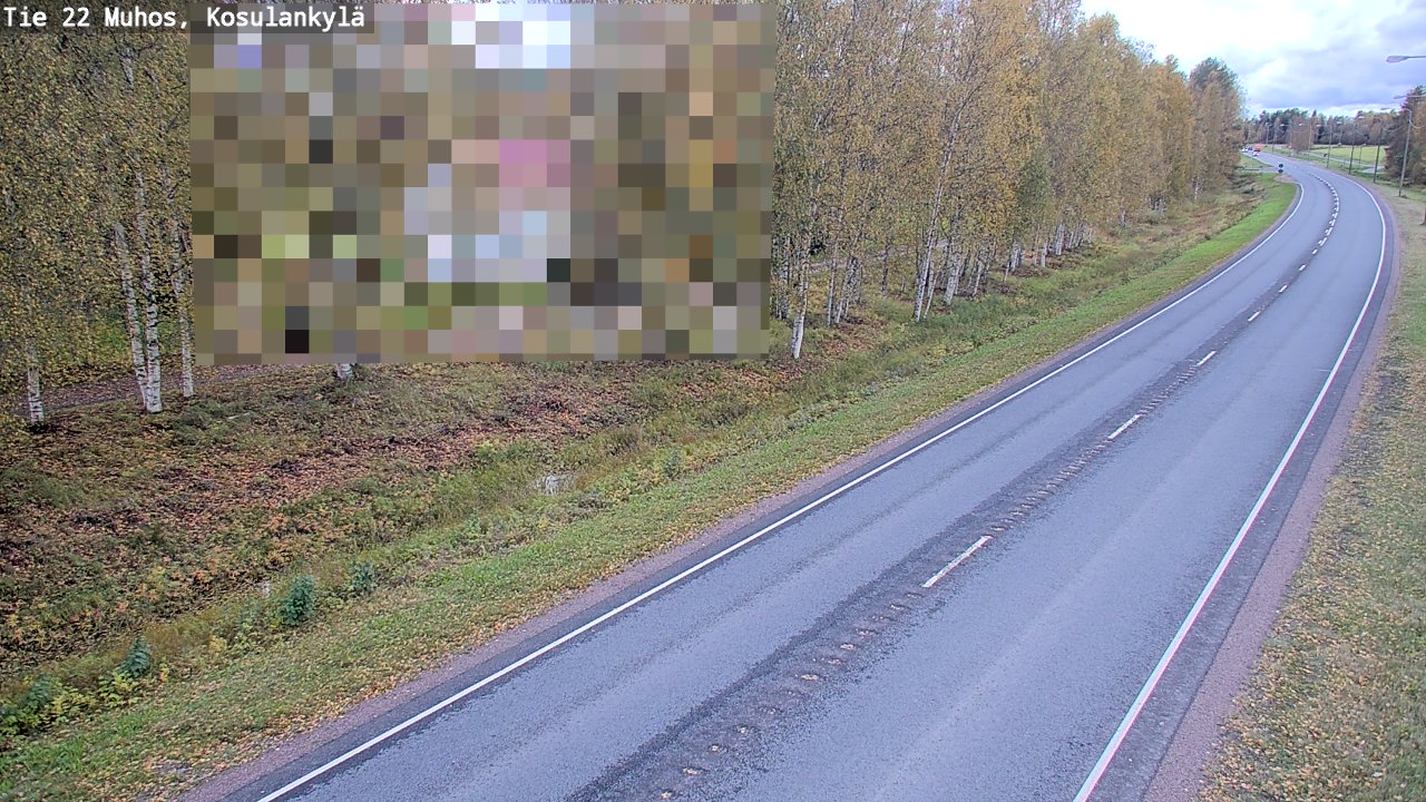 Kelikamerat Kuva Tie 22 Muhos, Kosulankylä, Muhos, Pohjois-Pohjanmaa