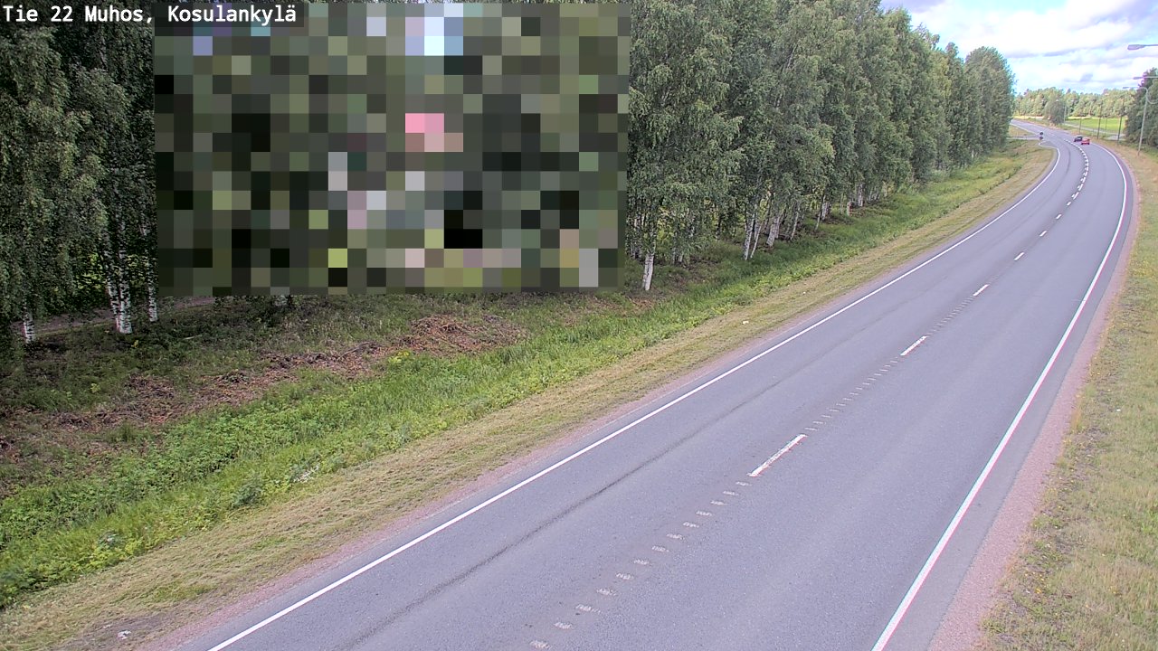 Kelikamerat Kuva Tie 22 Muhos, Kosulankylä, Muhos, Pohjois-Pohjanmaa