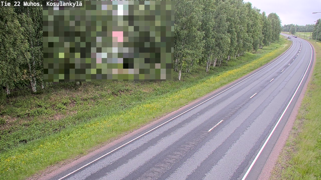 Kelikamerat Kuva Tie 22 Muhos, Kosulankylä, Muhos, Pohjois-Pohjanmaa