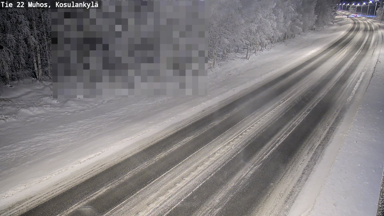 Kelikamerat Kuva Tie 22 Muhos, Kosulankylä, Muhos, Pohjois-Pohjanmaa