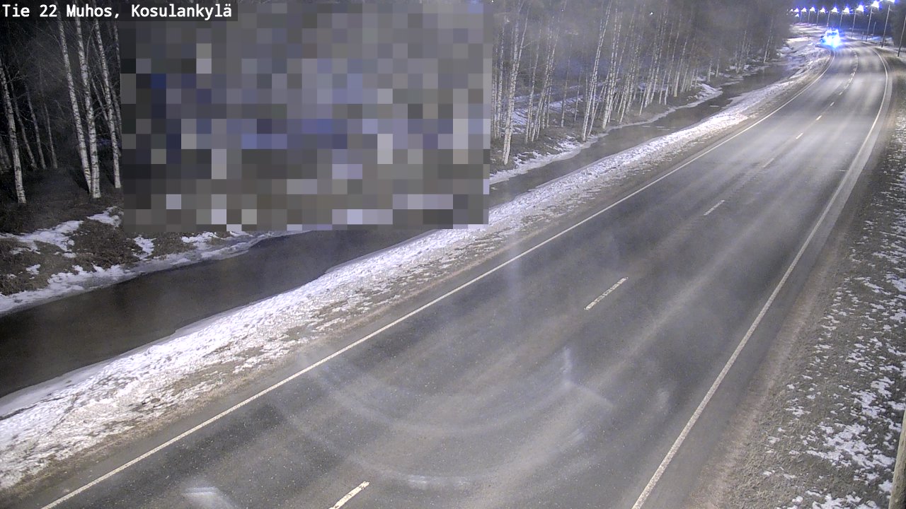 Kelikamerat Kuva Tie 22 Muhos, Kosulankylä, Muhos, Pohjois-Pohjanmaa