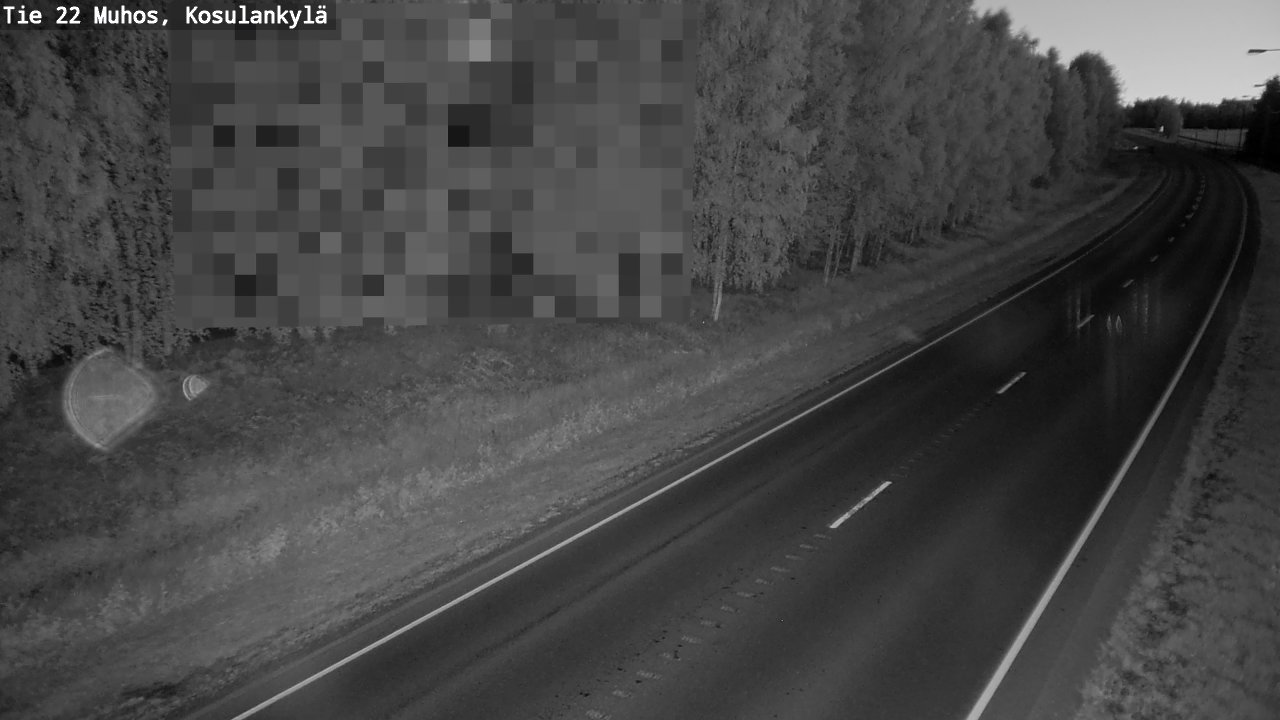 Kelikamerat Kuva Tie 22 Muhos, Kosulankylä, Muhos, Pohjois-Pohjanmaa