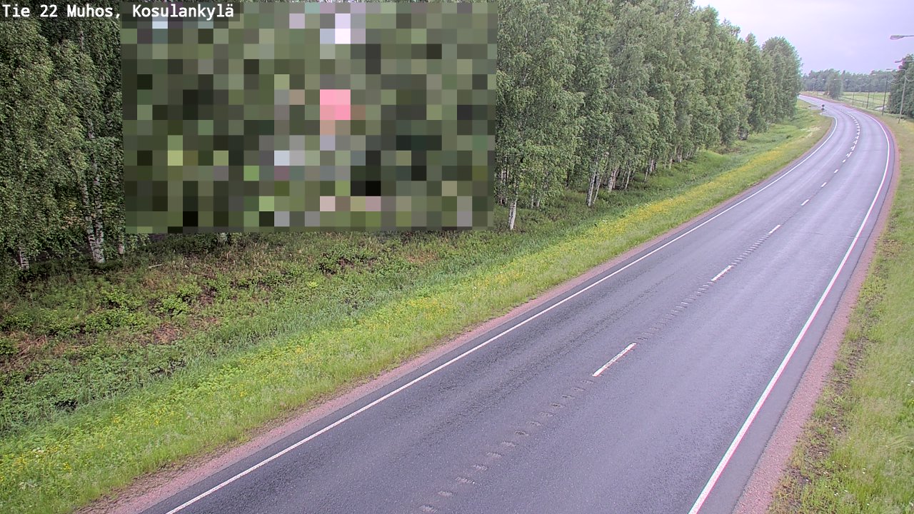 Kelikamerat Kuva Tie 22 Muhos, Kosulankylä, Muhos, Pohjois-Pohjanmaa