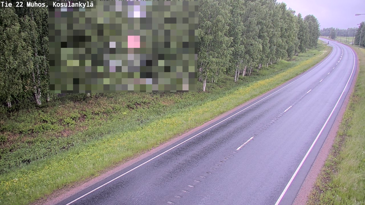 Kelikamerat Kuva Tie 22 Muhos, Kosulankylä, Muhos, Pohjois-Pohjanmaa