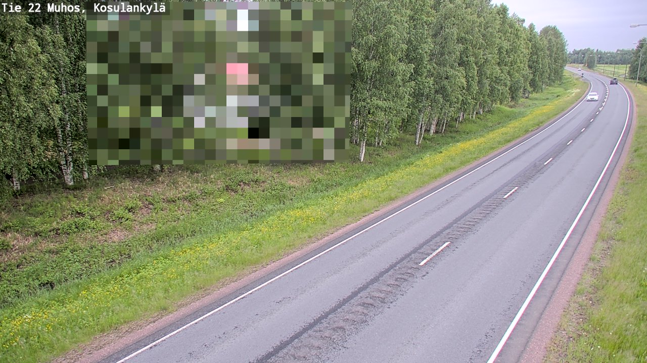 Kelikamerat Kuva Tie 22 Muhos, Kosulankylä, Muhos, Pohjois-Pohjanmaa