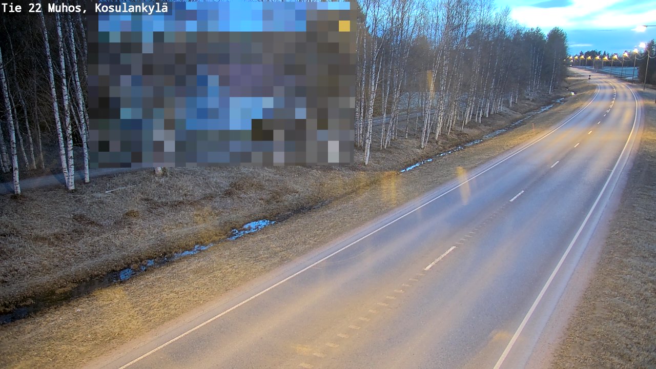 Kelikamerat Kuva Tie 22 Muhos, Kosulankylä, Muhos, Pohjois-Pohjanmaa